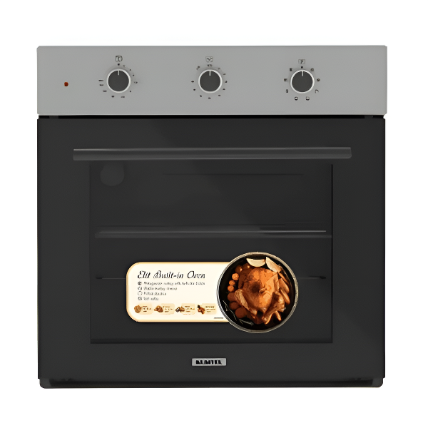 فرن كهربائي كوميتل بلت إن مقاس 60 سم سعة 56 لتر لون أسود تركي - 362-10-A68-SF3