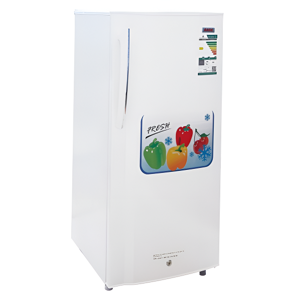 ثلاجة بيسك باب واحد أبيض حجم عملي وتنظيم داخلي مناسب للاستخدام اليومي 6.1 قدم - BRS-220ML1