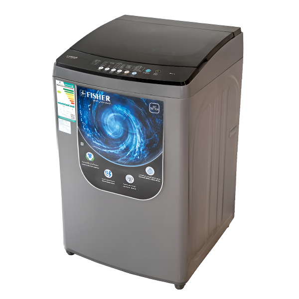 غسالة فيشر اتوماتيك فتحة علوية 19 كيلو أداء قوي وتشغيل هادئ مع توفير الطاقة - FAWMT-M190GIHDD