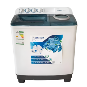 غسالة فيشر حوضين 10 كيلو تصميم عملي وسهولة استخدام للحملات اليومية - FW-P10000N2