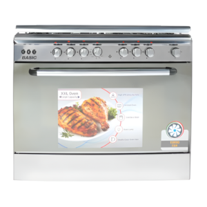 فرن بيسك غاز 60×90 أمان كامل تصميم عملي وتحكم سهل للطبخ اليومي - BO-R9060