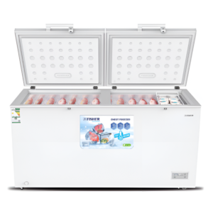 فريزر فيشر أفقي أبيض إنفرتر 25 قدم تخزين واسع وتنظيم عملي للاستخدام الطويل - FCF-710HIW