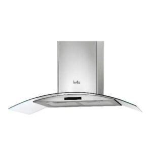 شفاط بيلا 90 سم بلت ان زجاجي بتصميم عصري وإضاءة LED - BHB9290