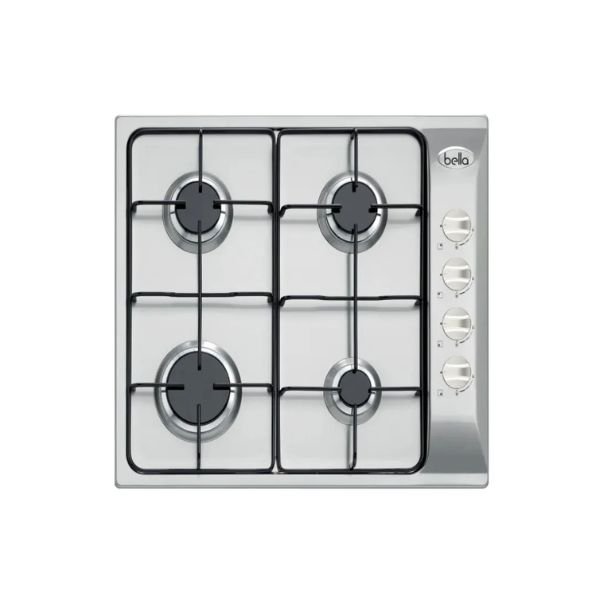 سطح بيلا 60 سم 4 عيون غاز بلت إن مدمج أمان كامل وإشعال ذاتي إيطالي - B60G4GS