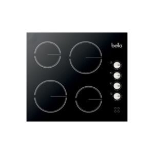 سطح بيلا 60 سم 4 عيون سيراميك كهرباء سطح أملس سهل التنظيف - B60VR4KE