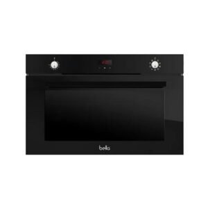 فرن بيلا 90 سم ديجيتال 9 وظائف طهي 131 لتر إيطالي أسود - B90EDBL