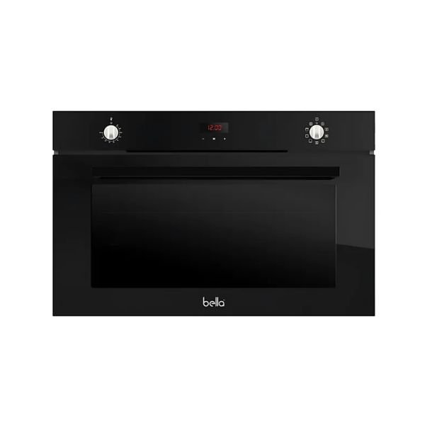 فرن بيلا 90 سم ديجيتال 9 وظائف طهي 131 لتر إيطالي أسود - B90EDBL