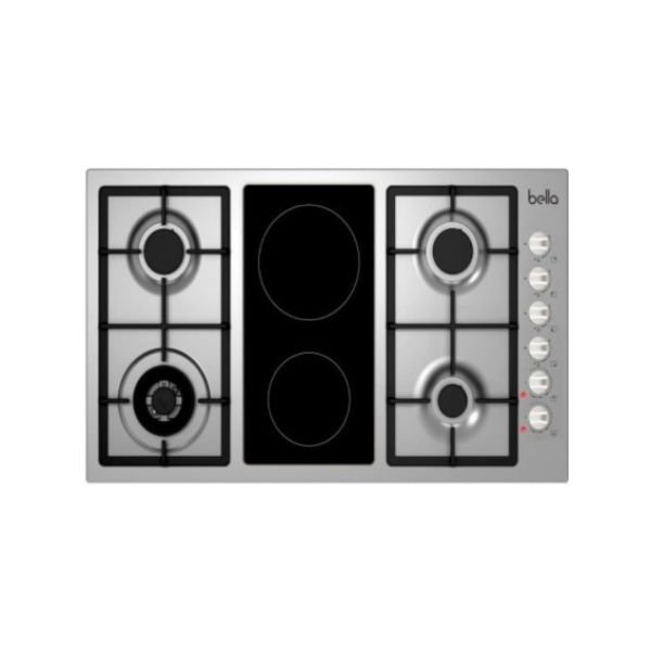 سطح بيلا 90 سم 4 غاز هيفي ديوتي و 2 سيراميك أمان كامل إيطالي - B90GVR42H