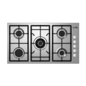 سطح بيلا بلت إن 90 سم احترافي 5 عيون غاز ستيل - B90GX50H