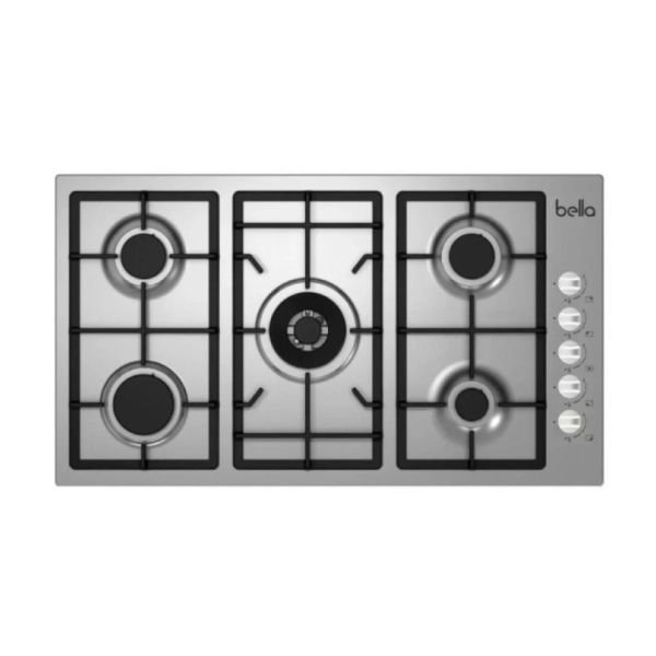 سطح بيلا بلت إن 90 سم احترافي 5 عيون غاز ستيل - B90GX50H