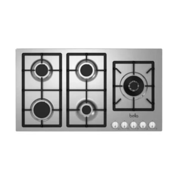 سطح بيلا 90 سم 5 عيون شبك ثقيل وتصميم استيل فاخر - B91GX50H