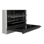 فرن غاز بوش 60 × 90 سم 5 شعلات اشعال ذاتى ستيل / اسود - HGV1D0U59M