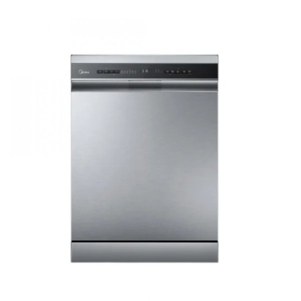 غسالة صحون ميديا 15 مكان 9 برامج واى فاى / ستيل - WQP15-W7633D(SS)-KSA غسالة صحون ميديا 15 مكان 9 برامج واى فاى / ستيل - WQP15-W7633D(SS)-KSA