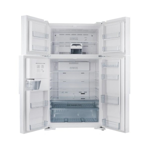 ثلاجه هيتاشى 19.1 قدم دولابى باب زجاجى / ابيض – R-W660PS7GPW ثلاجه هيتاشى 19.1 قدم دولابى باب زجاجى / ابيض – R-W660PS7GPW