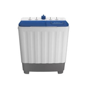 غسالة ملابس حوضين هيتاشى 8 كيلو / ابيض بغطاء ازرق - LTT08JWTPFB(ME)