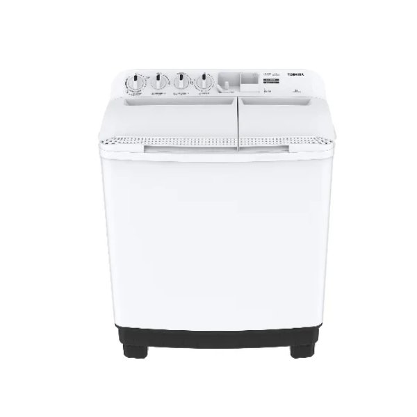 غساله توشيبا 10 كيلو حوضين / ابيض - VH-K110WBB(WW)