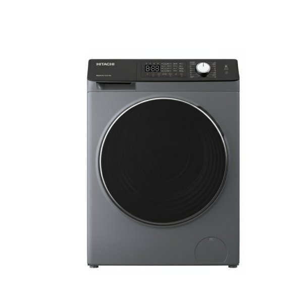 غساله اتوماتيك فتحه اماميه هيتاشى 10.5 كيلو انفرتر / رمادى داكن - BD-D1054HVOS(ME)