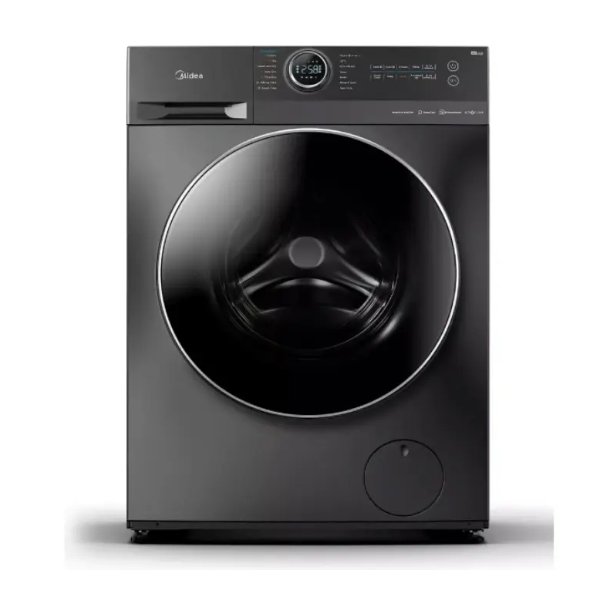 غساله اتوماتيك ميديا تعبئه اماميه 10 كيلو انفرتر / فضى - MF200D100W/1T-SA