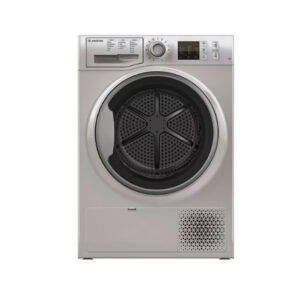 نشافة ملابس اريستون 8 كيلو 15 برنامج تجفيف بالتكثيف / سلفر - NTSCM108BS