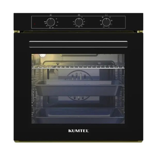 فرن بلت ان كومتيل كهربائى 60 سم 8 وظائف / اسود - A68-SF3(MT)BLACK