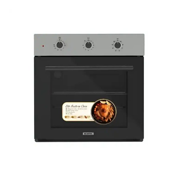 فرن بلت ان كومتيل كهربائى 60 سم 56 لتر 8 وظائف / أسود - B66-SF2(B)