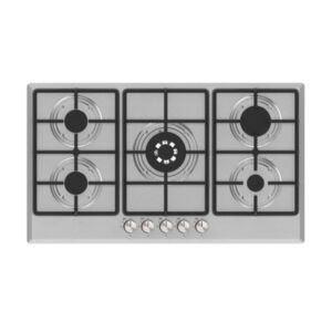 سطح غاز بلت ان كومتيل 5 عيون 90 سم امان كامل / ستيل - M9-50BTF