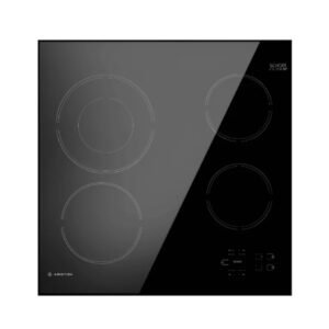 سطح كهربائى بلت ان أريستون 4 عيون 60 سم أمان كامل / أسود - HR602BA