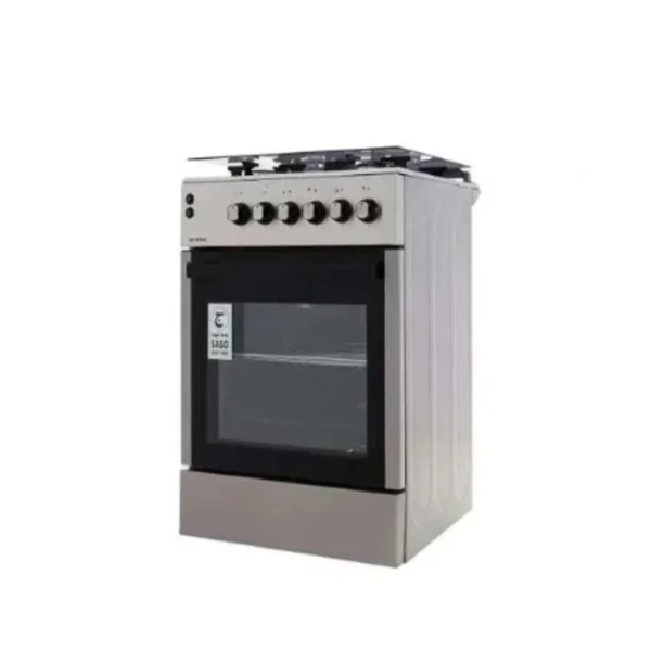 فرن غاز كوميتال 57 × 57 سم 4 عيون امان كامل فضى - LF66GG-40F