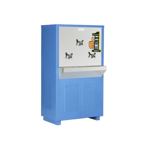 براد ماء الكوثر 3 بزبوز 90 لتر 600 وات ( حوض ستيل ) ازرق - 90/220/3SS