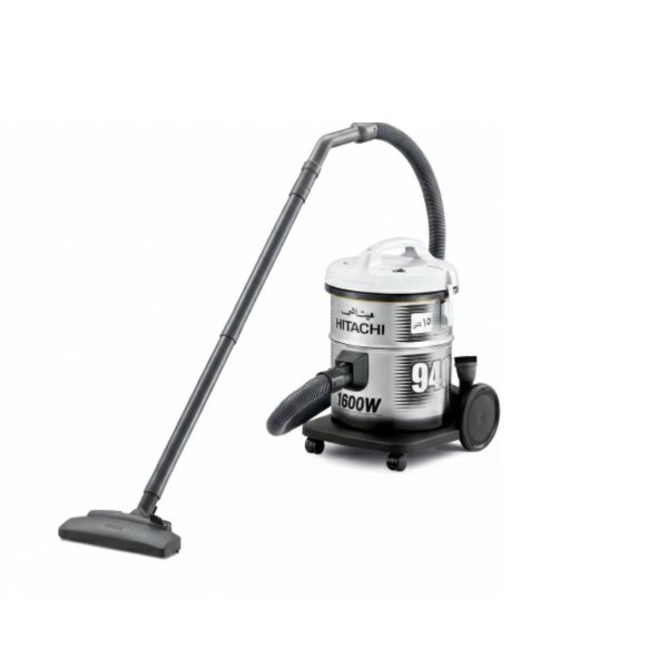 مكنسه برميل هيتاشى 15 لتر 1600 وات / فضى - CV-940YSS220PG(ME)