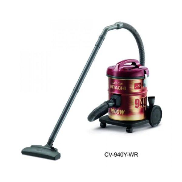 مكنسه برميل هيتاشى 15 لتر 1600 وات / احمر داكن - CV-940YSS220WR(ME) مكنسه برميل هيتاشى 15 لتر 1600 وات / احمر داكن - CV-940YSS220WR(ME)