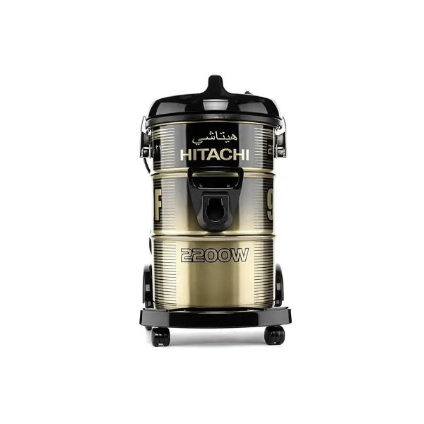 مكنسه برميل هيتاشى 21 لتر 2200 وات / تيتانيوم ذهبى - CV-970YSS220TG