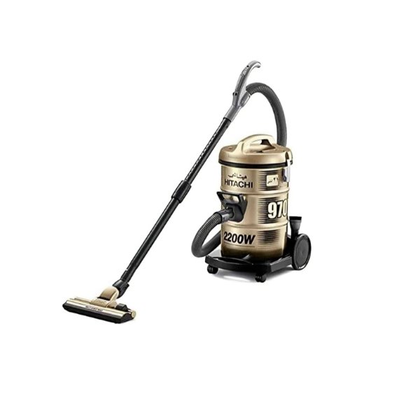 مكنسه برميل هيتاشى 21 لتر 2200 وات ( تيتانيوم ذهبى ) - CV-970YSS220TG(ME)