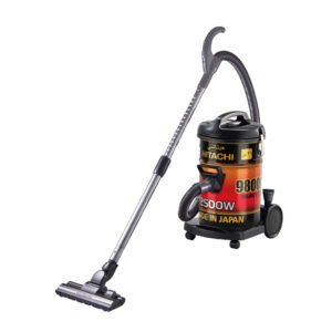 مكنسه برميل هيتاشى 21 لتر 2500 وات ( اسود / احمر ) يابانى - CV-9800MIJ22SA(ME)