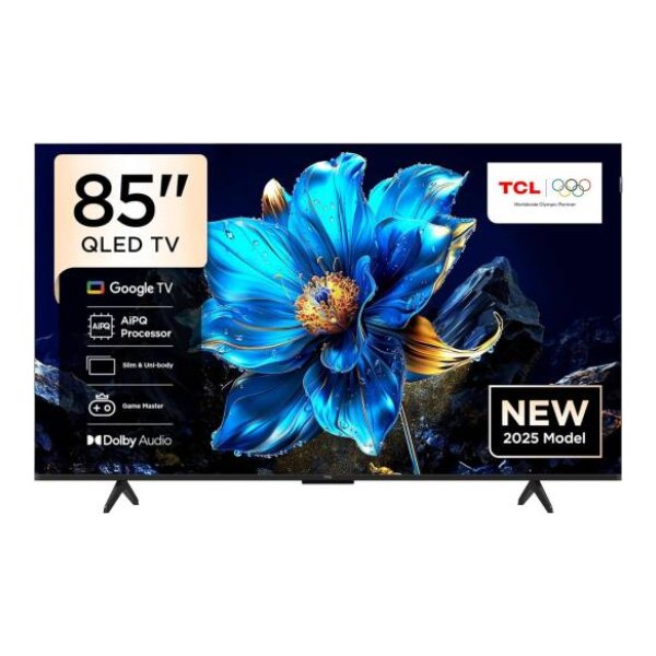 شاشه سمارت تى سى ال 85 بوصه ( QLED / GOOGLE TV / AIRPLAY ) 85P7K