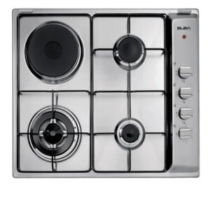 مسطح بلت ان البا غاز وكهرباء 60 سم ( ايطالى ) ستيل - ASENS60-310XD