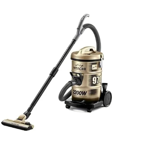 مكنسه برميل هيتاشى 21 لتر 2200 وات ( تيتانيوم ذهبى ) - CV-970YSS220TG(ME)