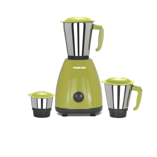 خلاط كهربائي ومطحنه نيكاى 550 وات 3 سرعات / اخضر - NB804A