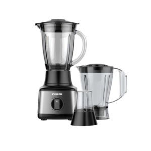 خلاط كهربائي قوي 3 فى 1 500 وات 5 سرعات نيكاى / اسود - NB3900GEB
