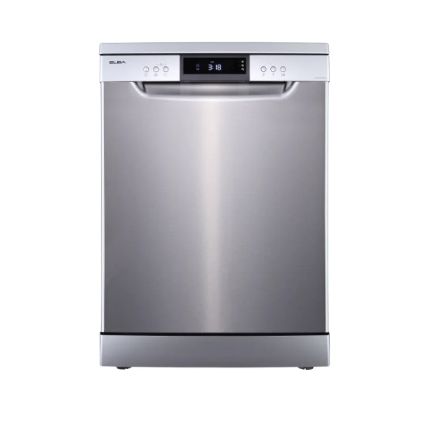 غسالة صحون البا 8 برامج 14 مكان ديجيتال / ايطالى - ELBA 9666 STEEL-1