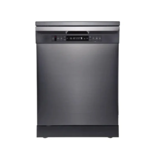 غسالة اطباق البا 8 برامج 14 مكان تحكم رقمى مع قفل لحماية الاطفال ستيل / اسود - ELBA BLACK 1000-1