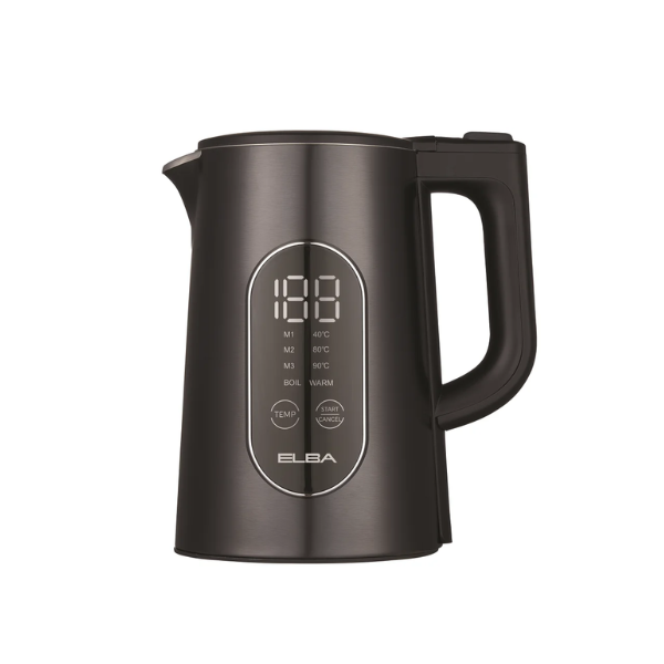 غلاية مياه 1500 وات 1.5 لتر البا - EK-DD150W-BLACK SS