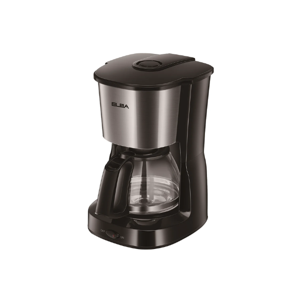 ماكينة صنع القهوه البا 600 وات / 6 اكواب - ECM-6C60W-BLACK SS ماكينة صنع القهوه البا 600 وات / 6 اكواب - ECM-6C60W-BLACK SS