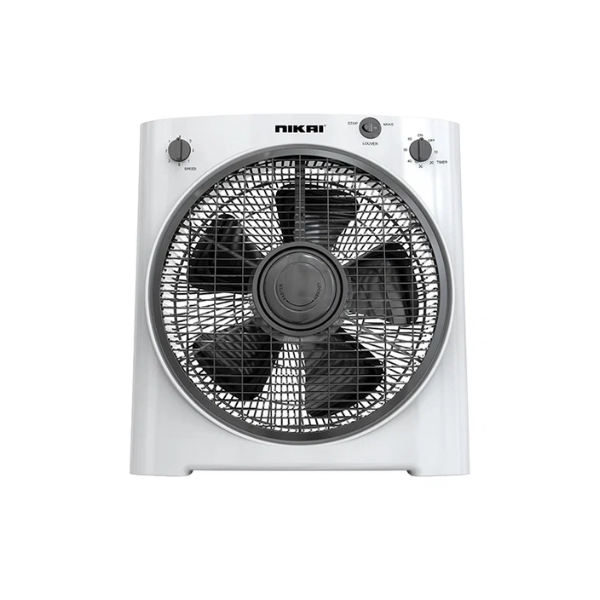 مروحة صندوق كهربائيه طاوله 12 بوصه 40 وات 3 سرعات / ابيض - NF755N2