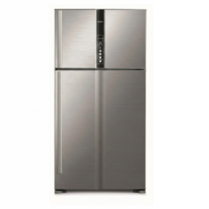 ثلاجة هيتاشي بابين 21.2 قدم انفرتر / سلفر - R-V805PS1KV-1BSL(ME)
