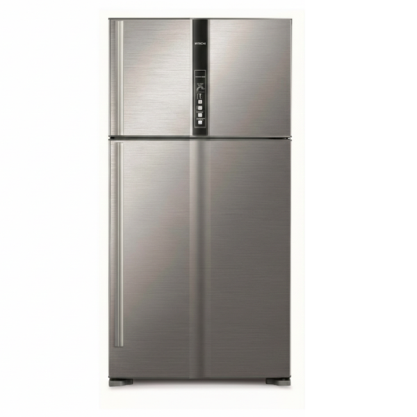 ثلاجة هيتاشي بابين 21.2 قدم انفرتر / سلفر - R-V805PS1KV-1BSL(ME)